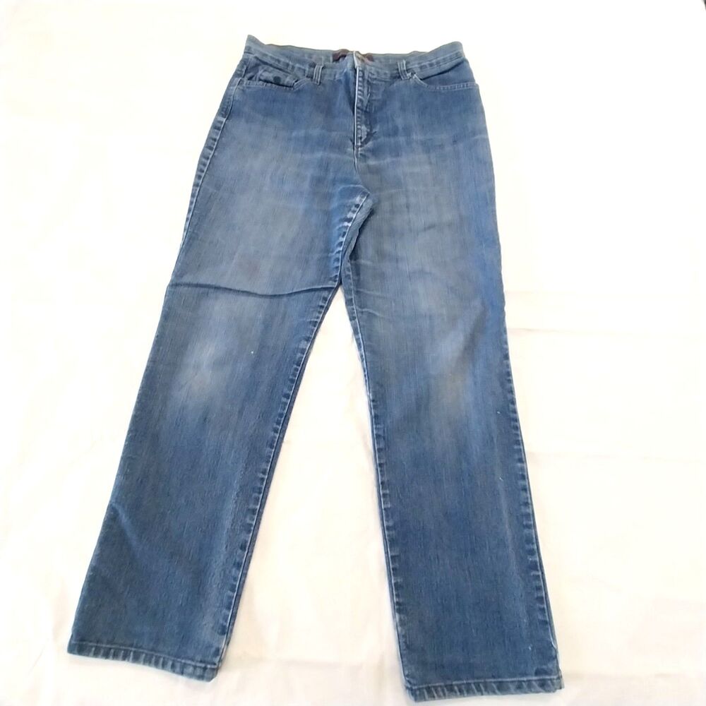 Gloria Vanderbilt Jeans Size 14 High Rise Light Wash #B025
